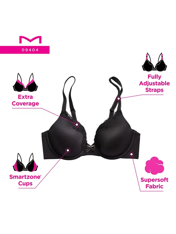 Бюстгальтер с косточками Comfort Devotion Extra Coverage Lace Shaping 9404 Maidenform — изображение 7 из 7, черный