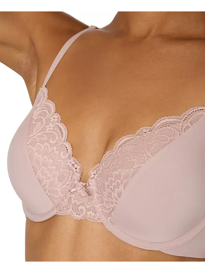Бюстгальтер с косточками Comfort Devotion Extra Coverage Lace Shaping 9404 Maidenform — изображение 5 из 7, розовый