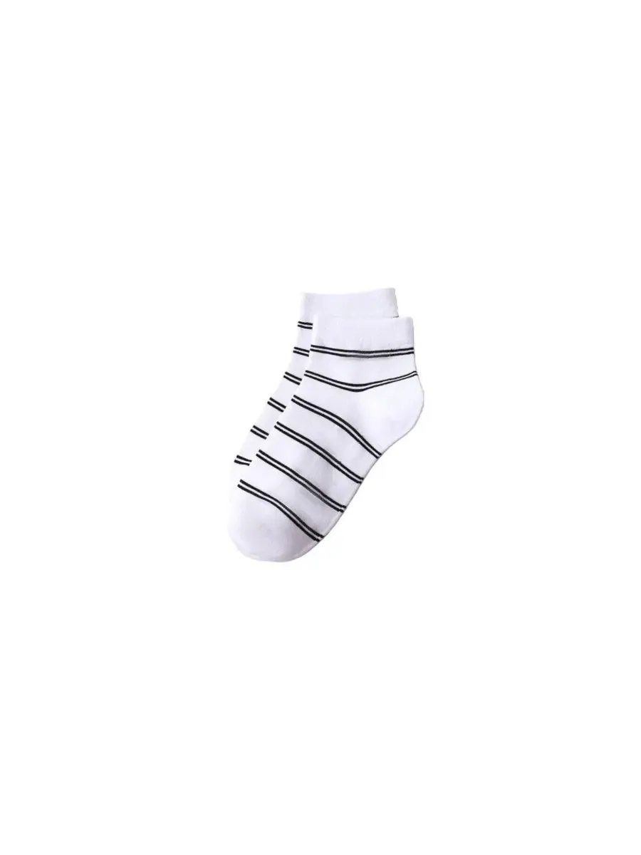 Комплект носков с рисунком, 3 пары, хлопковые, Women's 3-Pack Cotton Stripe and Dot Quarter Socks — изображение 4 из 4, синий