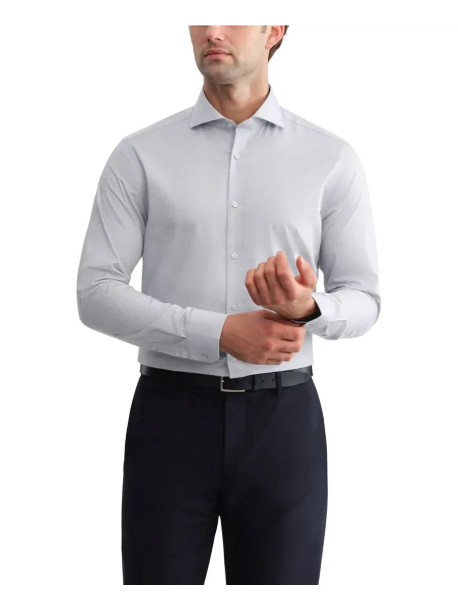 Рубашка для мужчин с длинным рукавом, слим-фит Ted Baker London — серый