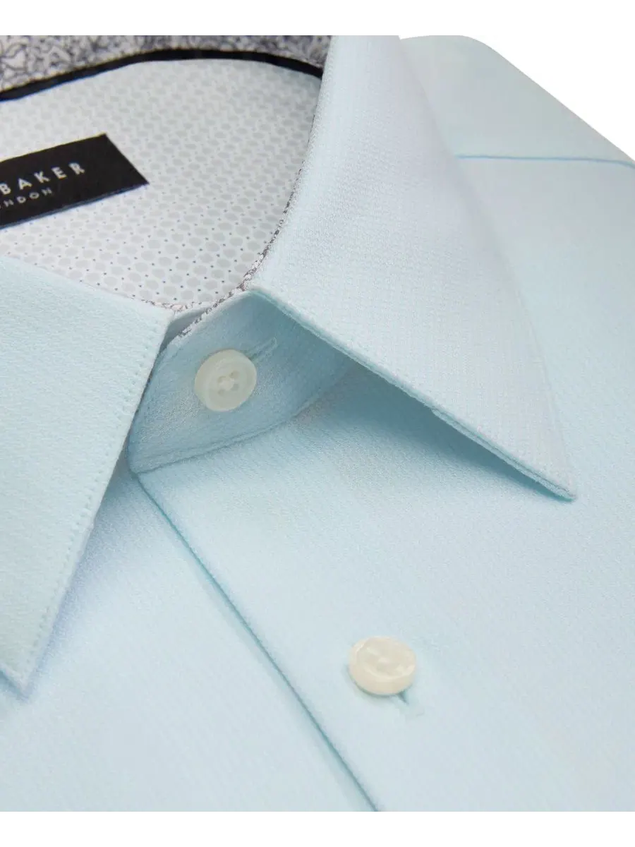 Мужская рубашка с воротником, манжетами и 4-сторонней растяжимостью, Slim Fit Ted Baker London — изображение 4 из 4