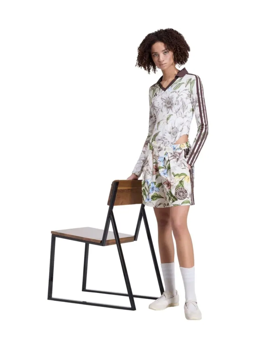 Женский тренировочный комбинезон X Farm Rio Collection adidas — изображение 2 из 5, коричневый