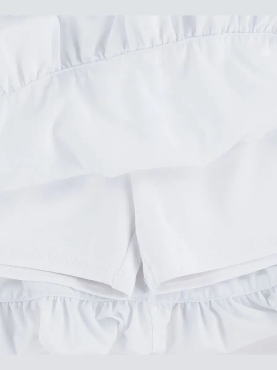 Юбка-шорты с воланами YPB Natural abercrombie kids — 4