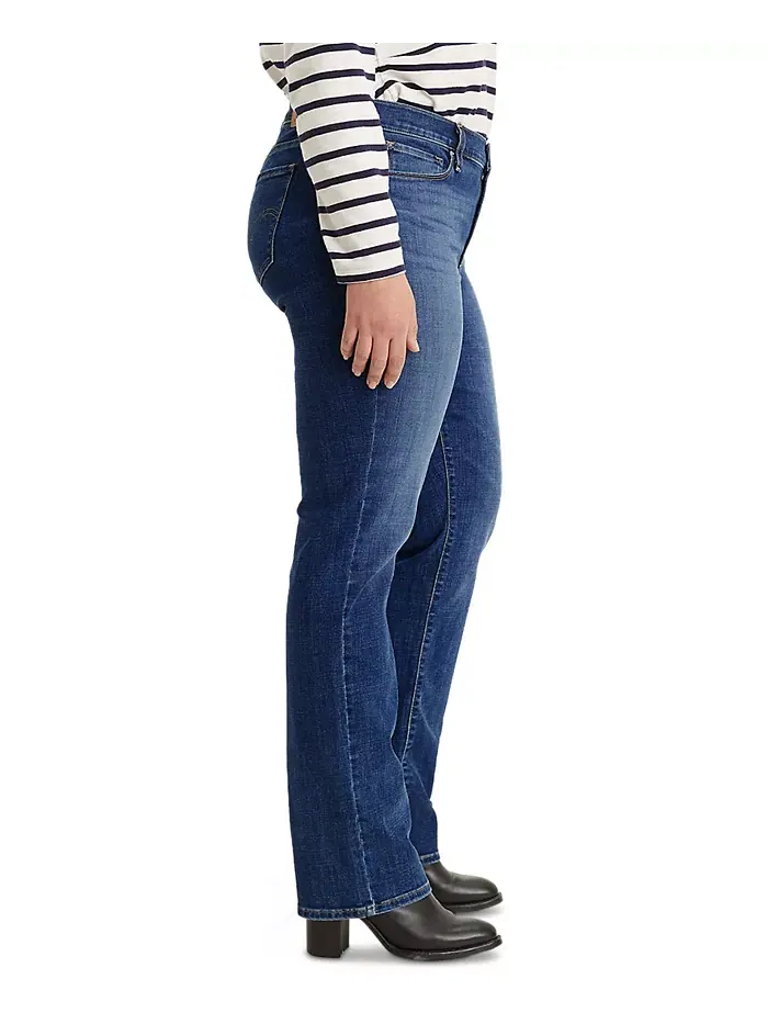 Модные джинсы прямого кроя больших размеров Levi's — изображение 3 из 4