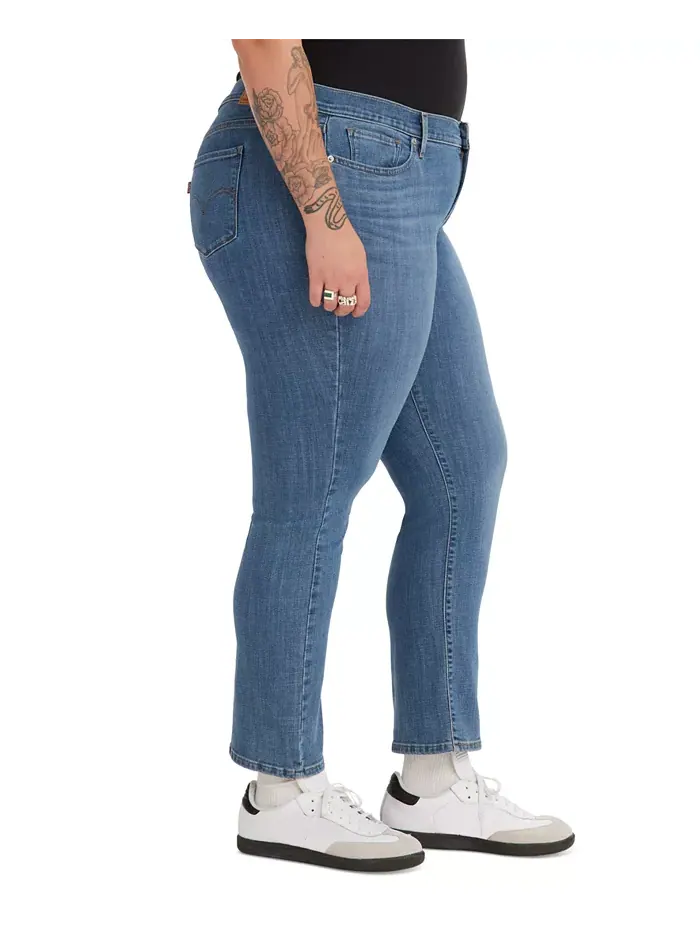 Модные джинсы прямого кроя больших размеров Levi's — изображение 3 из 5