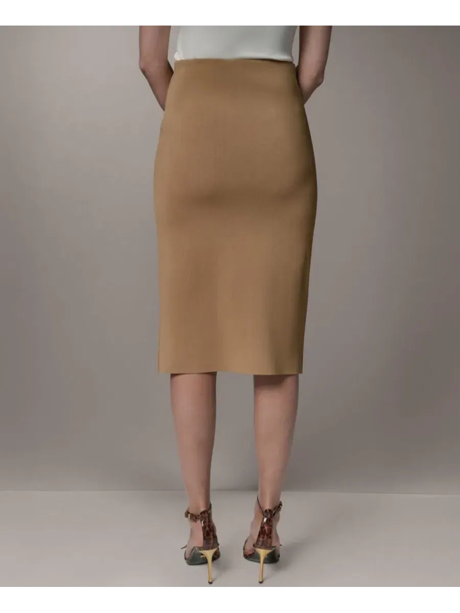 Юбка-карандаш из трикотажа Donna Karan New York — изображение 4 из 6, олененок