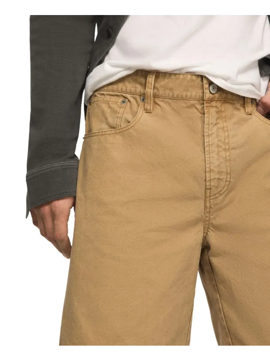 Шорты из хлопкового твила, прямого кроя Lucky Brand, Twill — изображение 4 из 5