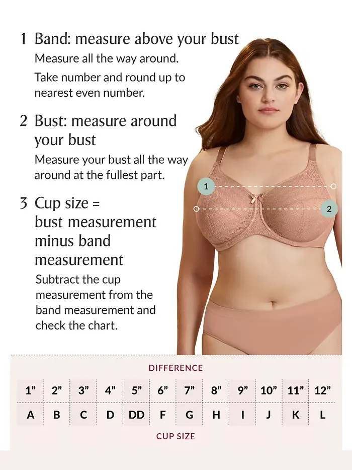 Бюстгальтер спортивный без косточек на молнии спереди Plus Size Full Figure 9266 Glamorise — изображение 8 из 8, фиолетовый