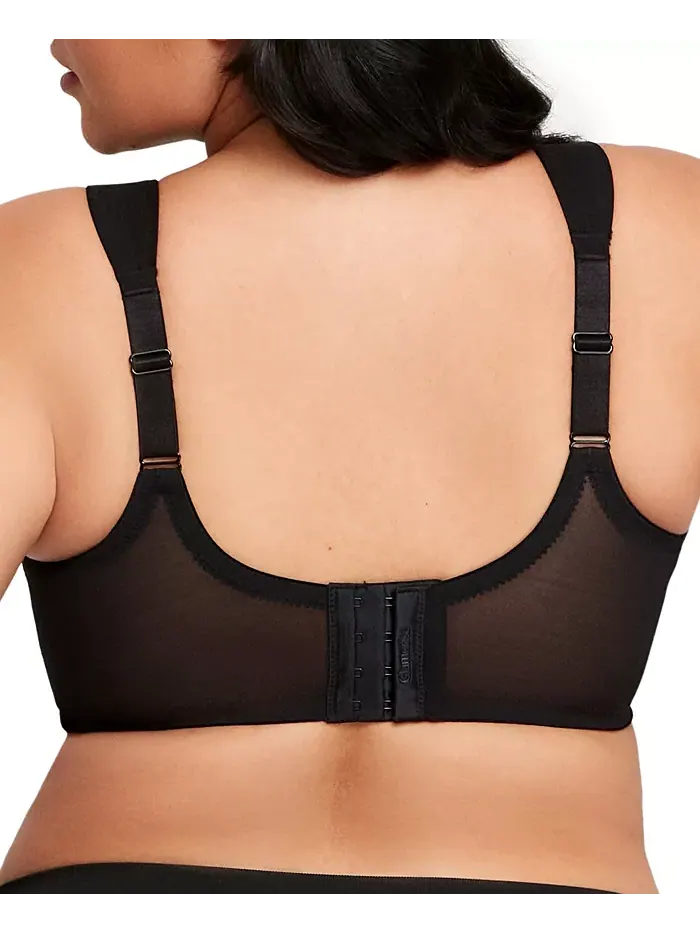 Бюстгальтер без косточек Full Figure Plus Size MagicLift Wirefree T-Shirt Bra 1080 Glamorise — изображение 2 из 7, черный