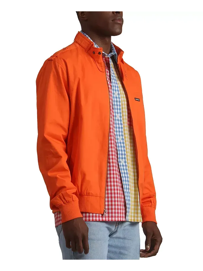 Мужская классическая культовая куртка Racer (Slim Fit Members Only — изображение 2 из 8, оранжевый