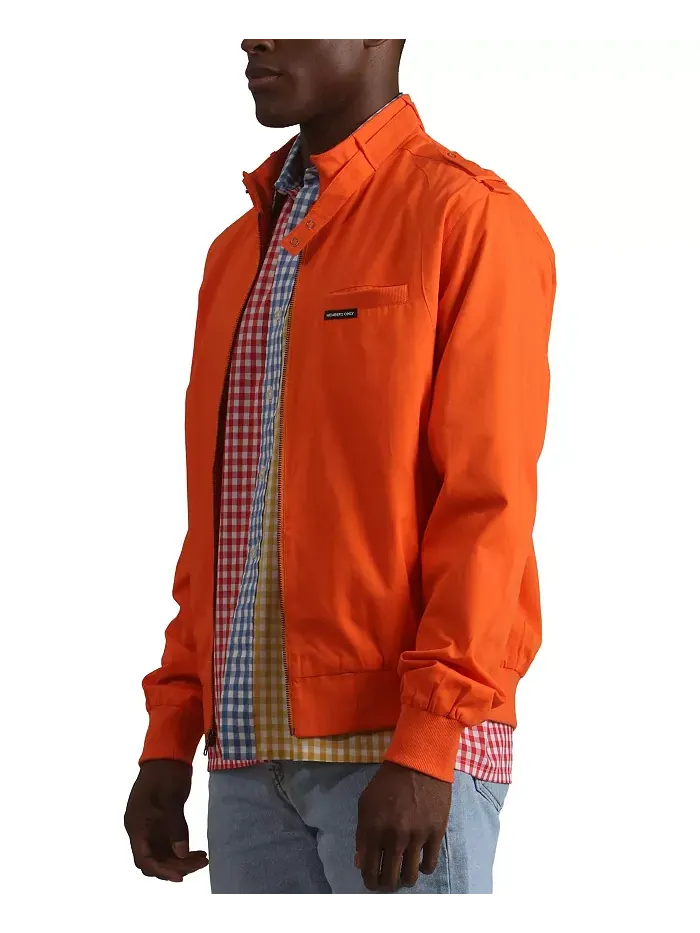 Мужская классическая культовая куртка Racer (Slim Fit Members Only — изображение 3 из 8, оранжевый
