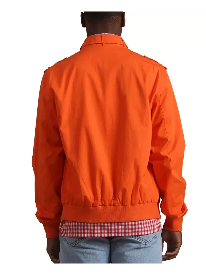 Мужская классическая культовая куртка Racer (Slim Fit Members Only — изображение 4 из 8, оранжевый