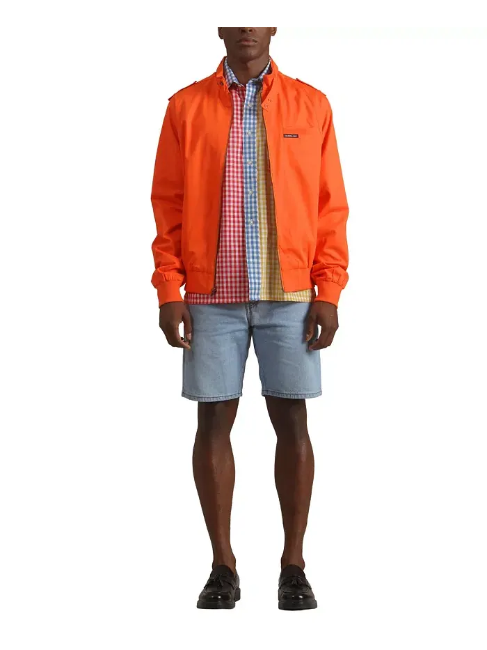 Мужская классическая культовая куртка Racer (Slim Fit Members Only — изображение 5 из 8, оранжевый