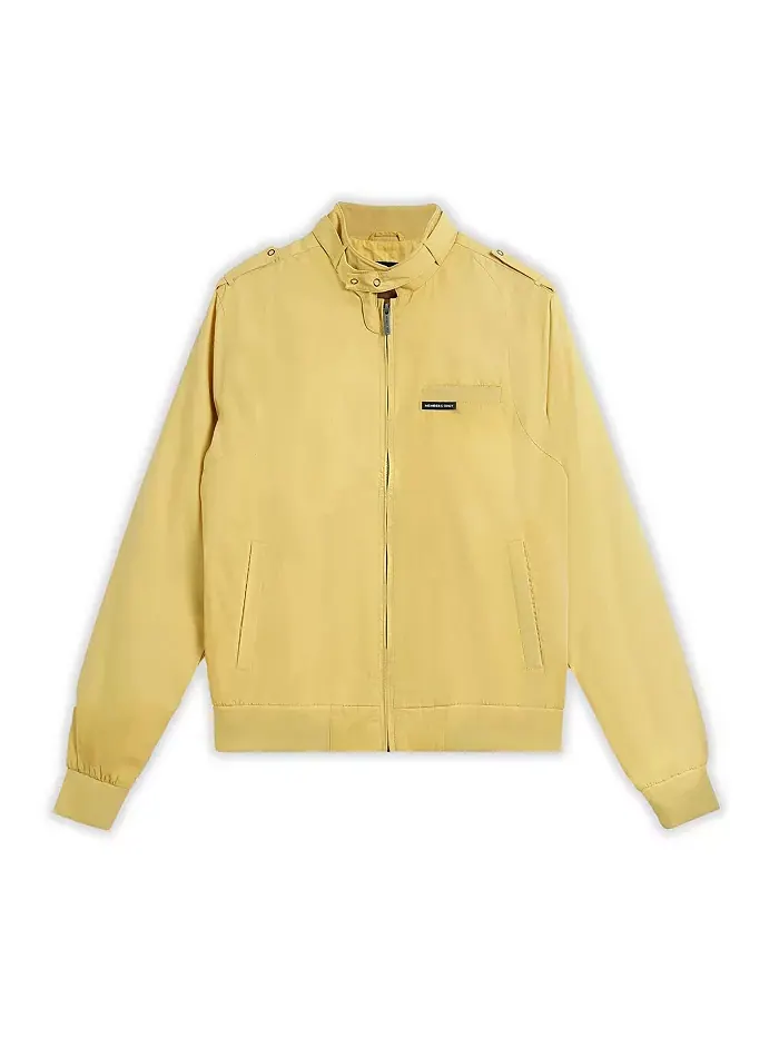 Мужская классическая культовая куртка Racer (Slim Fit Members Only — изображение 6 из 8, желтый