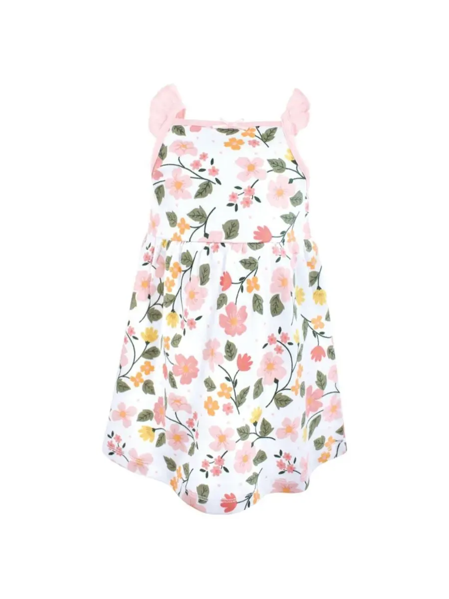 Комплект из двух платьев без рукавов для девочек Hudson Baby, Fun Floral — изображение 3 из 4