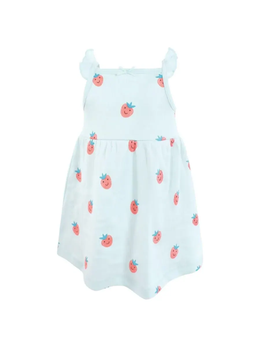 Комплект из двух платьев без рукавов для девочек Hudson Baby, Gingham Berry — изображение 3 из 4
