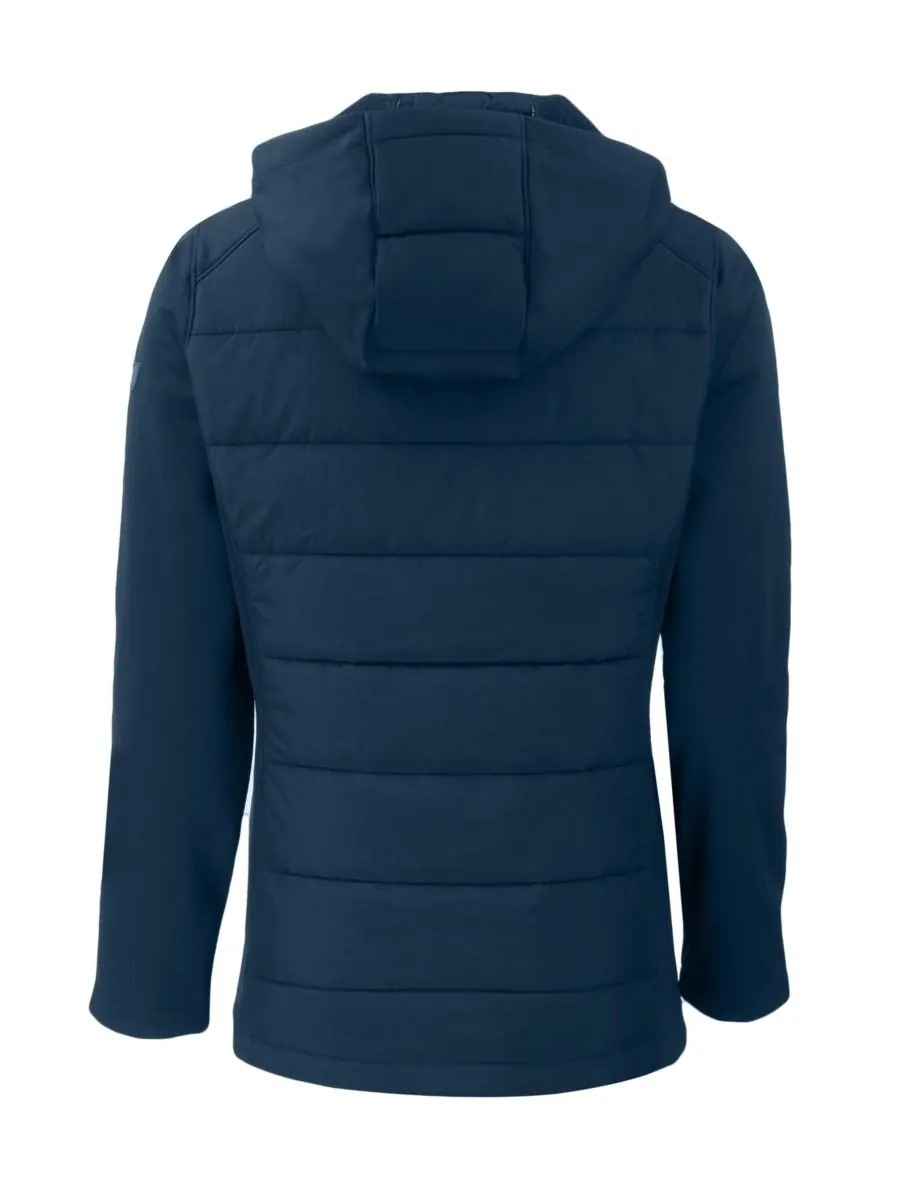 Женская куртка Evoke Hybrid Softshell с капюшоном и застежкой-молнией, длинными рукавами Cutter & — изображение 3 из 3