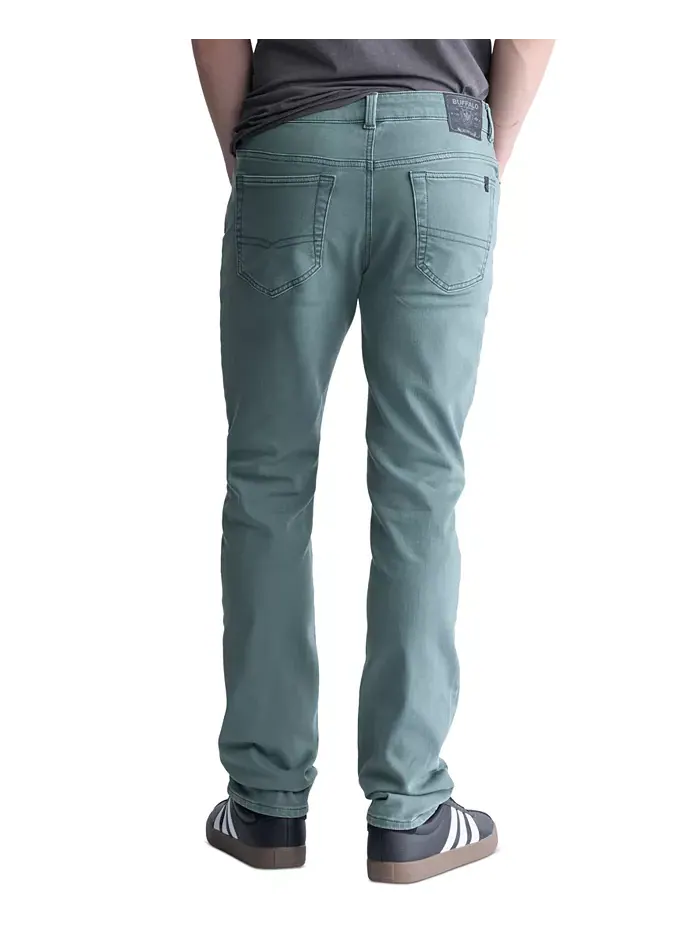 Прямые брюки Straight Six Men's Freedom Flex Buffalo David Bitton — изображение 3 из 3, зеленый