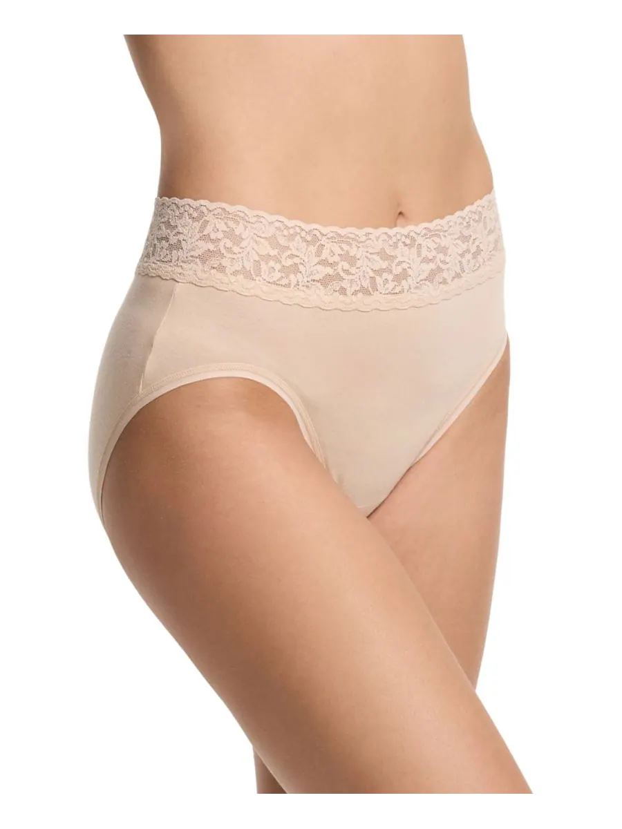 Женские французские трусы из хлопка Supima Hanky Panky — изображение 3 из 5, чай