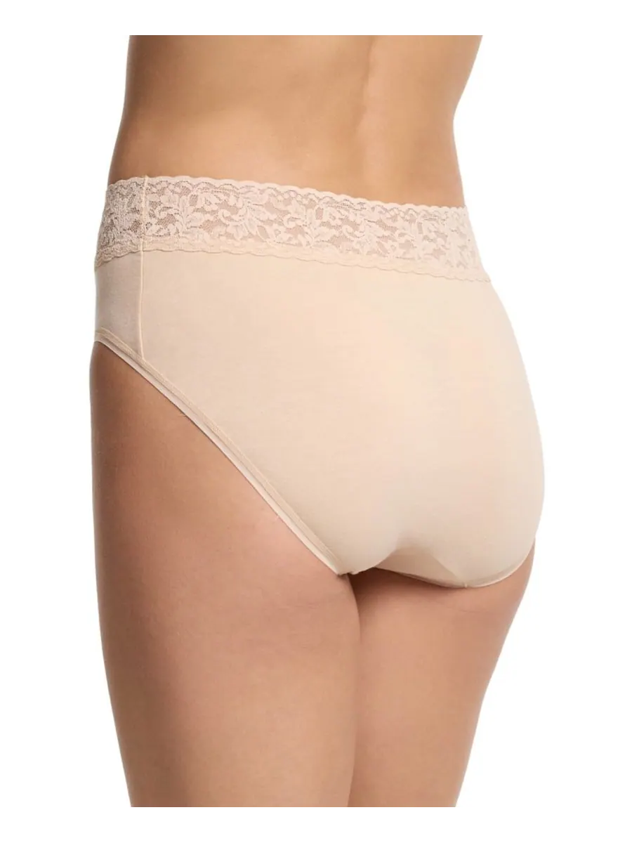 Женские французские трусы из хлопка Supima Hanky Panky — изображение 5 из 5, чай