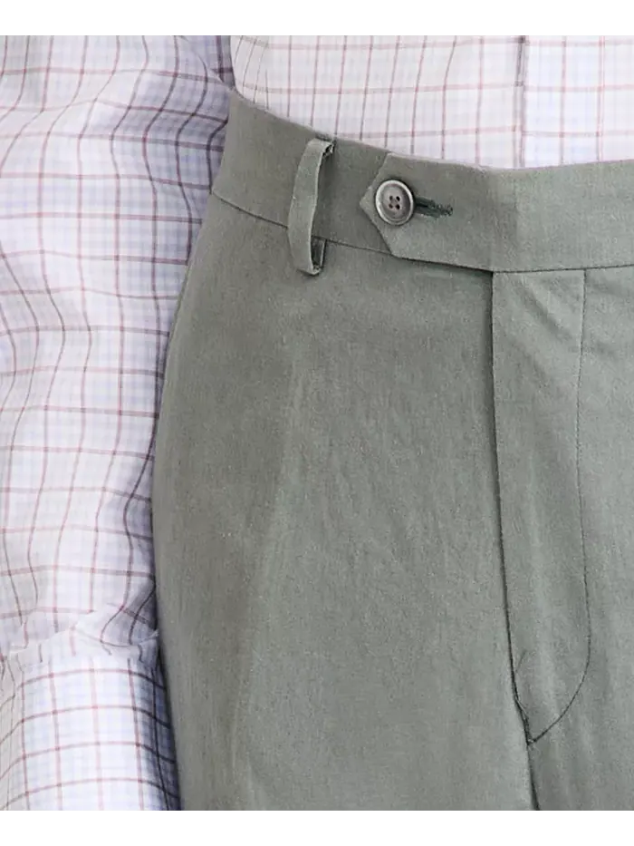 Мужские льняные брюки Modern-Fit Tommy Hilfiger — изображение 5 из 8, шалфейный