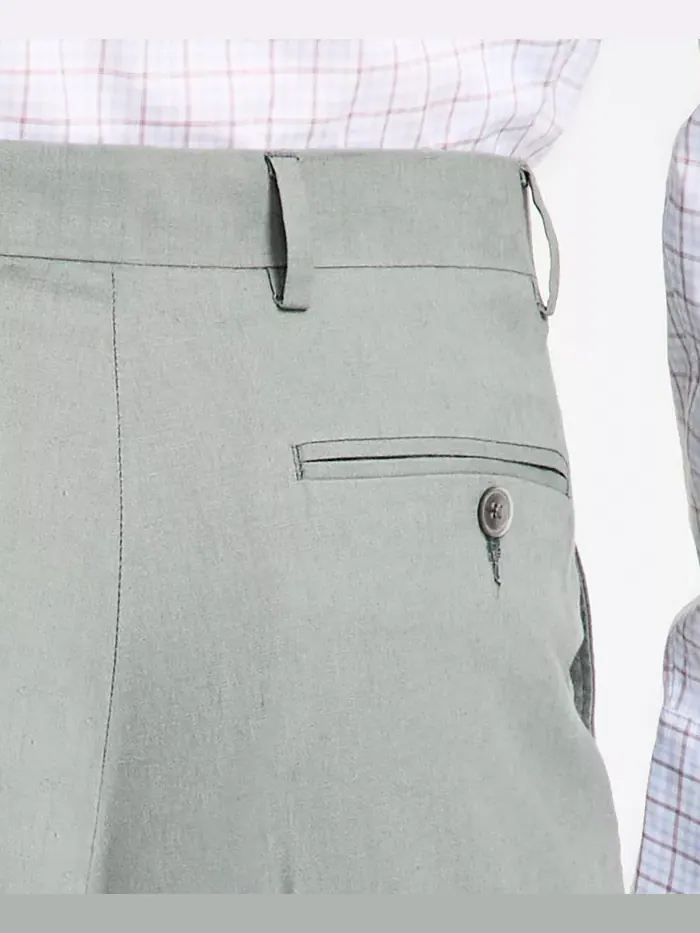 Мужские льняные брюки Modern-Fit Tommy Hilfiger — изображение 6 из 8, шалфейный