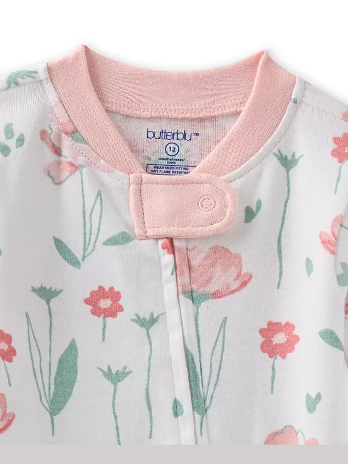 Детские пижамы Cruz Cotton Snug-Fit с закрытыми ножками для мальчиков и девочек Butterblu — изображение 3 из 4