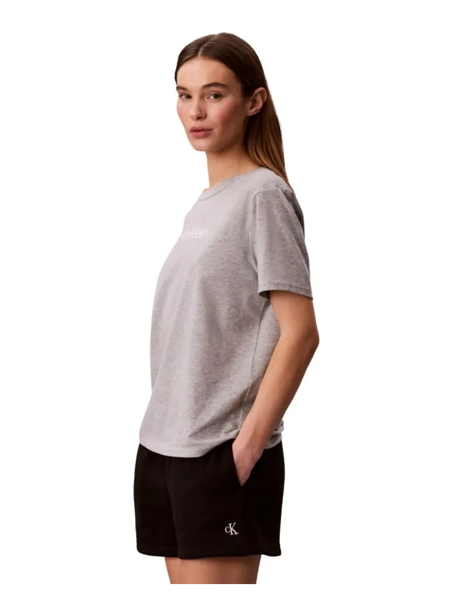Женская футболка с коротким рукавом для поездок на работу Calvin Klein Performance — изображение 3 из 5, серый