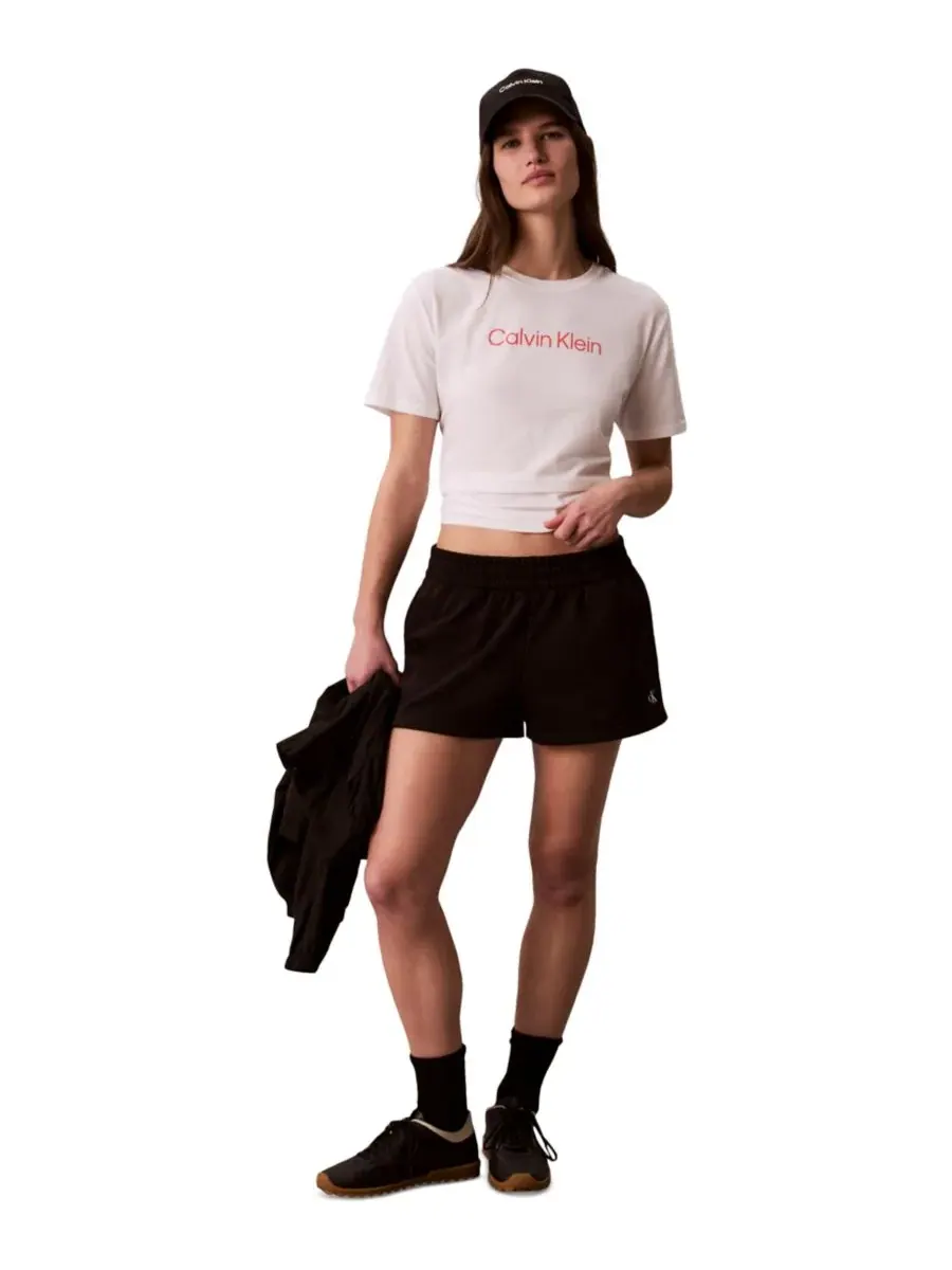 Женская футболка с коротким рукавом для поездок на работу Calvin Klein Performance — изображение 2 из 5, классический белый