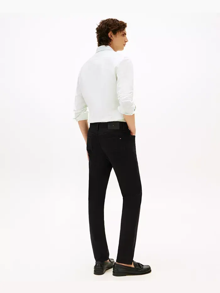Мужские джинсы Bleeker Slim Fit Stretch Tommy Hilfiger — изображение 4 из 4, черный