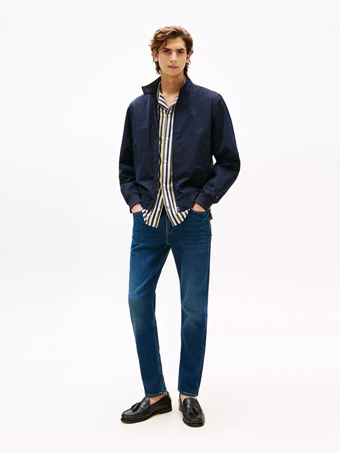 Мужские джинсы Bleeker Slim Fit Stretch Tommy Hilfiger — изображение 2 из 4, темный индиго