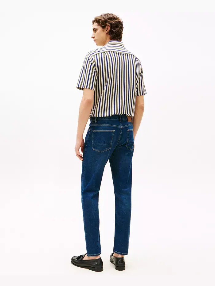 Мужские джинсы Bleeker Slim Fit Stretch Tommy Hilfiger — изображение 4 из 4, темный индиго