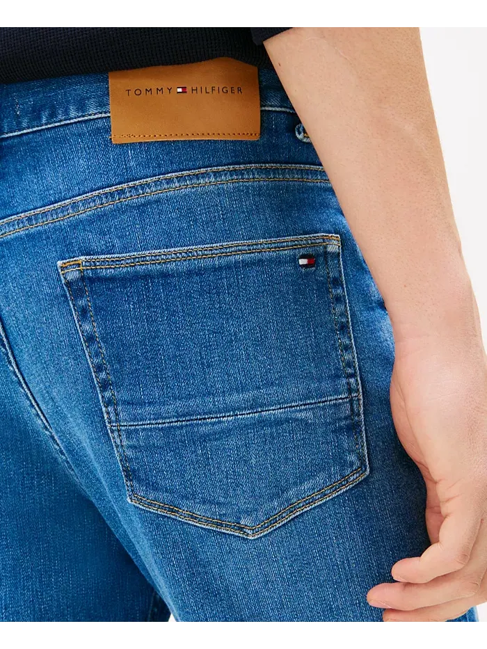 Мужские джинсы Bleeker Slim Fit Stretch Tommy Hilfiger — изображение 3 из 4, индиго