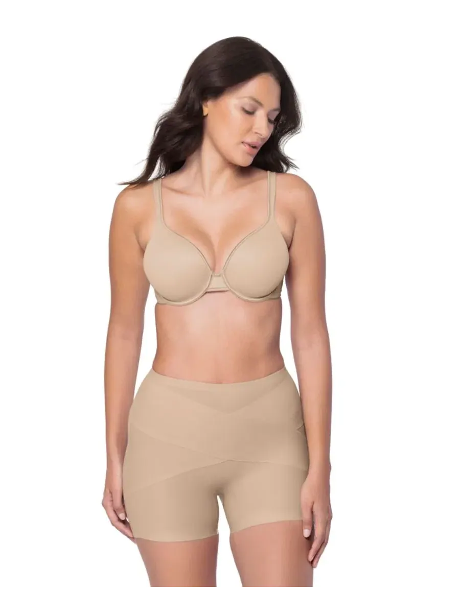 Женские корректирующие шорты Flex Ability Shaping Boyshorts 2576 Miraclesuit — изображение 2 из 4, бежевый