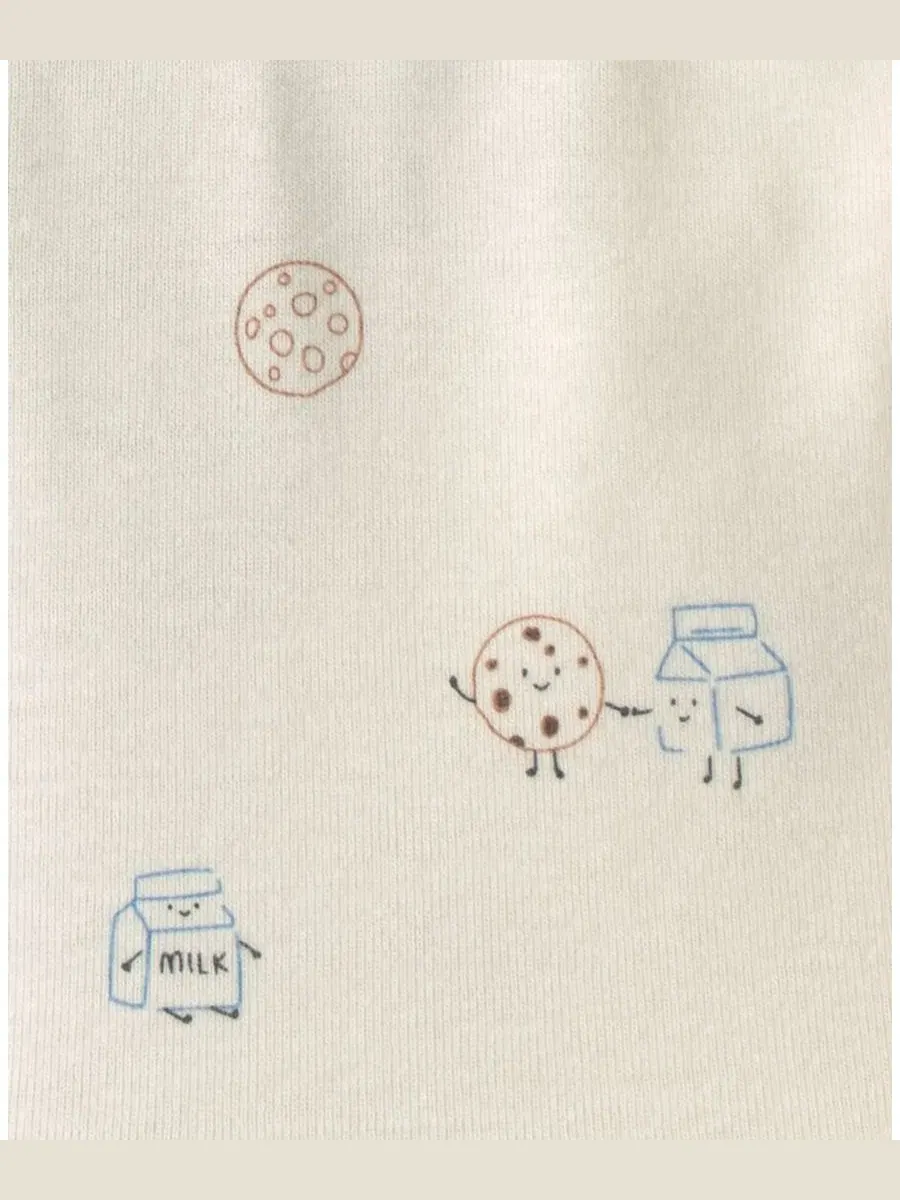 Комплект боди с длинным рукавом с принтом Milk & Cookies, 4 шт Carter's — изображение 3 из 6, мульти
