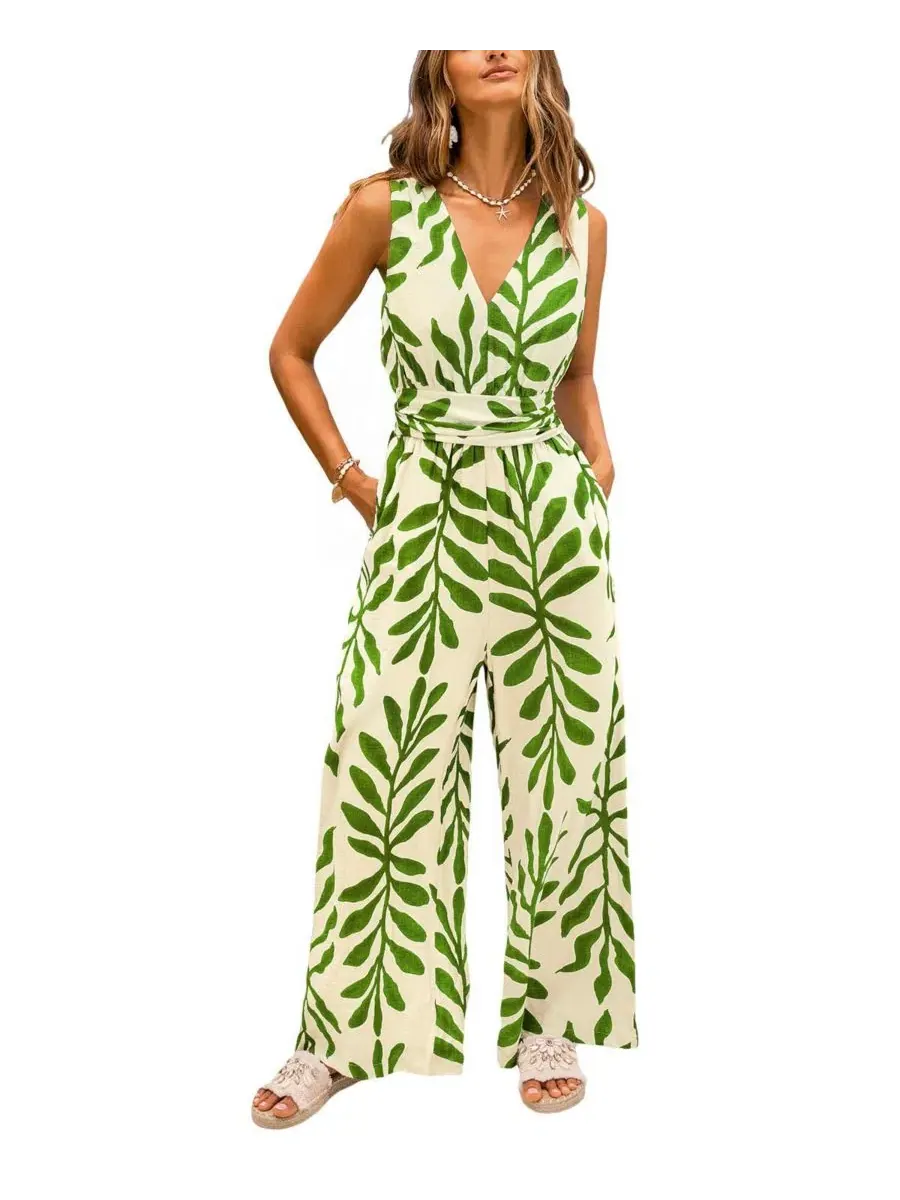Комбинезон-трапеция Yachting Tropical Cupshe