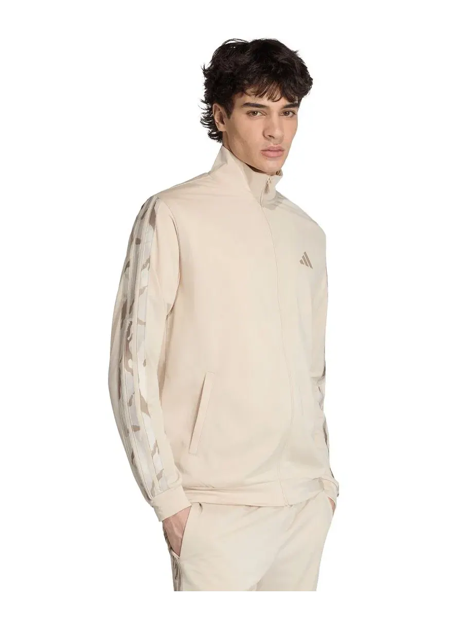 Ветровка-олимпийка с камуфляжным принтом, модель Camouflage 3-Stripes adidas