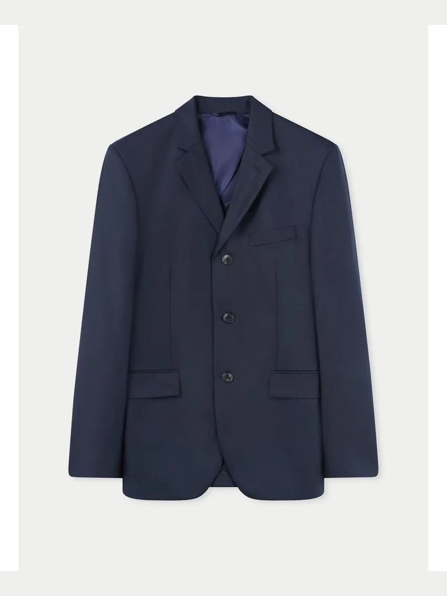 Мужской кашемировый блейзер Gobi Cashmere — изображение 7 из 7, синий-черный