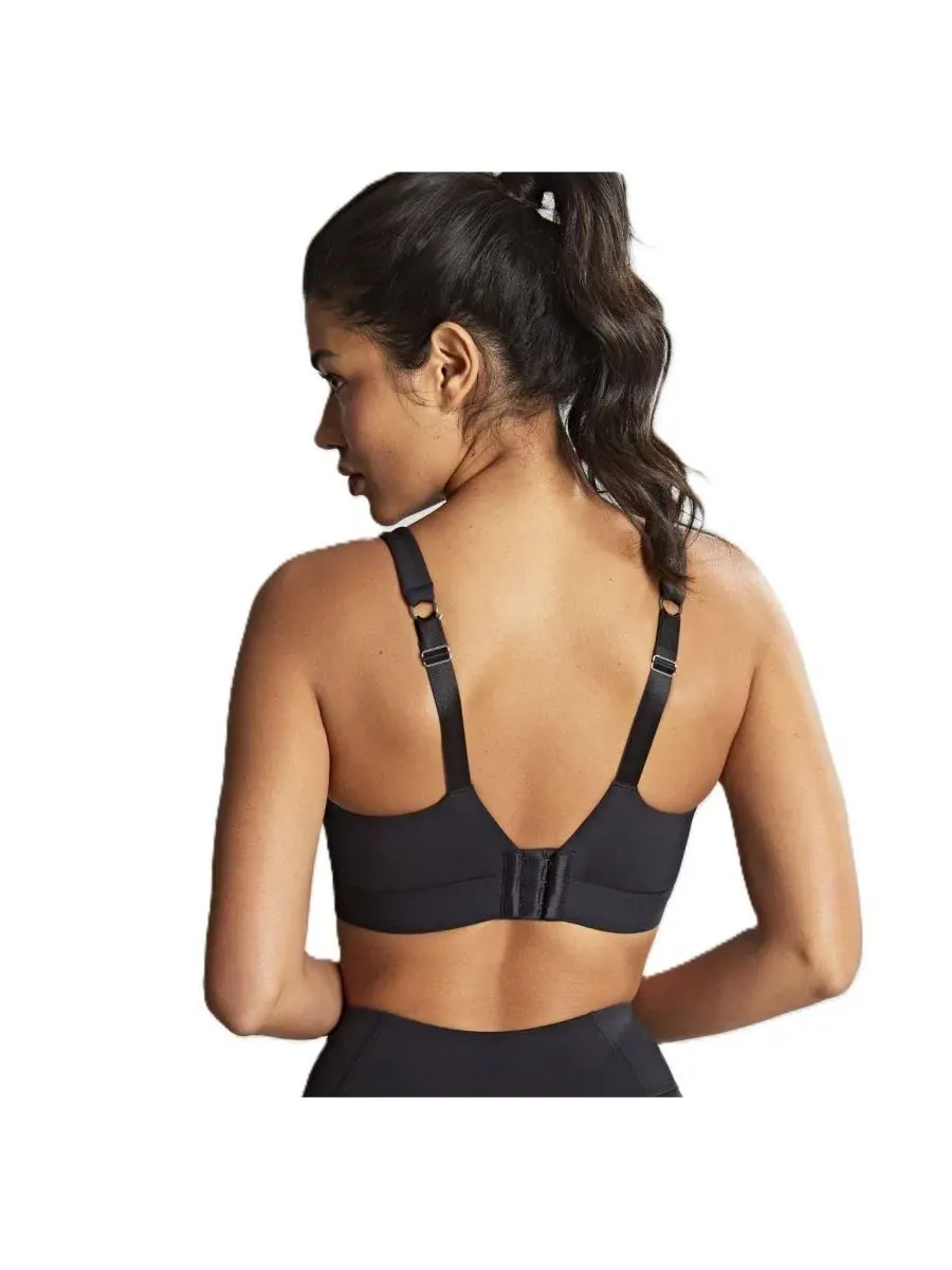 Спортивный бюстгальтер Endurance с нижней чашкой Panache Lingerie — изображение 2 из 3, черный