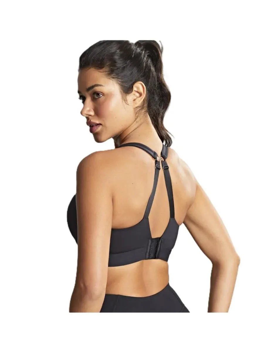 Спортивный бюстгальтер Endurance с нижней чашкой Panache Lingerie — изображение 3 из 3, черный