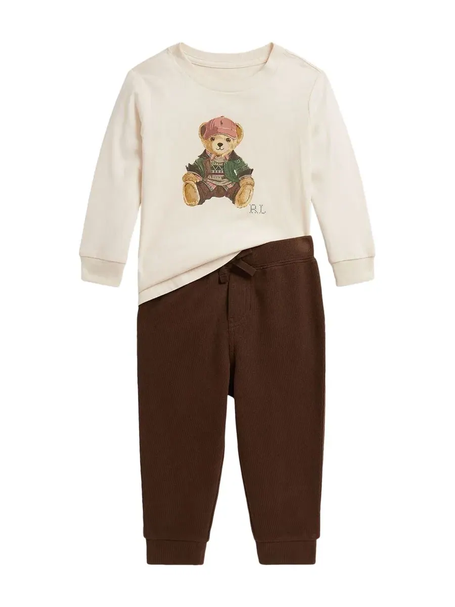 Комплект из футболки и джоггеров Polo Bear Polo Ralph Lauren