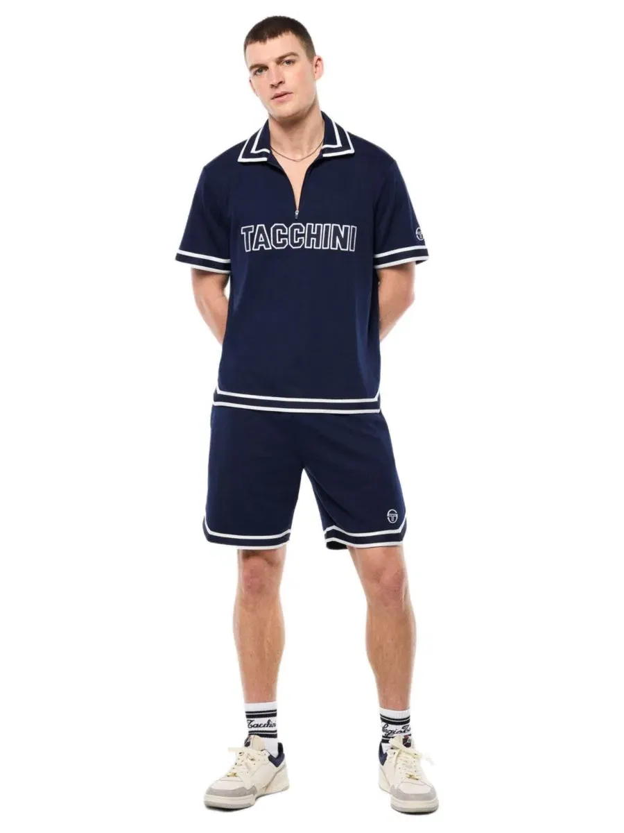 Поло с длинным рукавом из плотного трикотажа Sergio Tacchini — изображение 2 из 5, синий