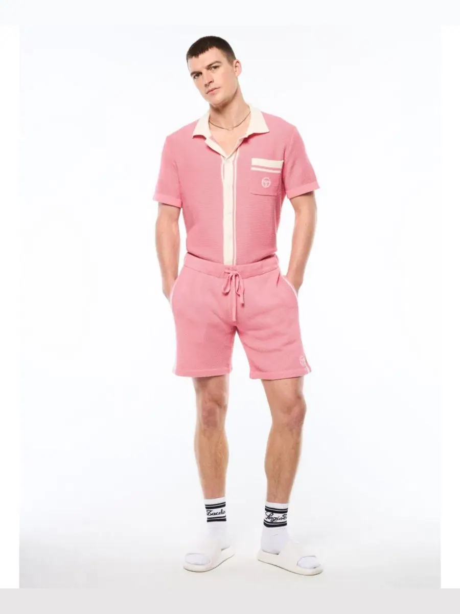 Шорты с контрастными лампасами Fratelli Crochet Cabana Short Sergio Tacchini