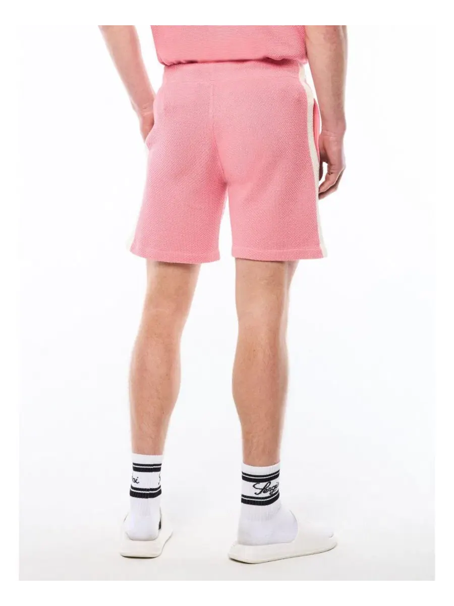 Шорты с контрастными лампасами Fratelli Crochet Cabana Short Sergio Tacchini — изображение 3 из 5, розовый