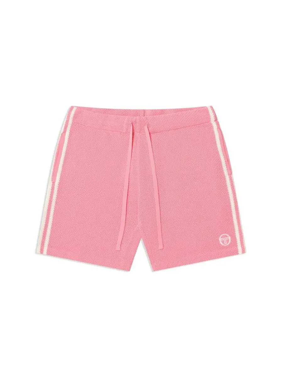Шорты с контрастными лампасами Fratelli Crochet Cabana Short Sergio Tacchini — изображение 5 из 5, розовый