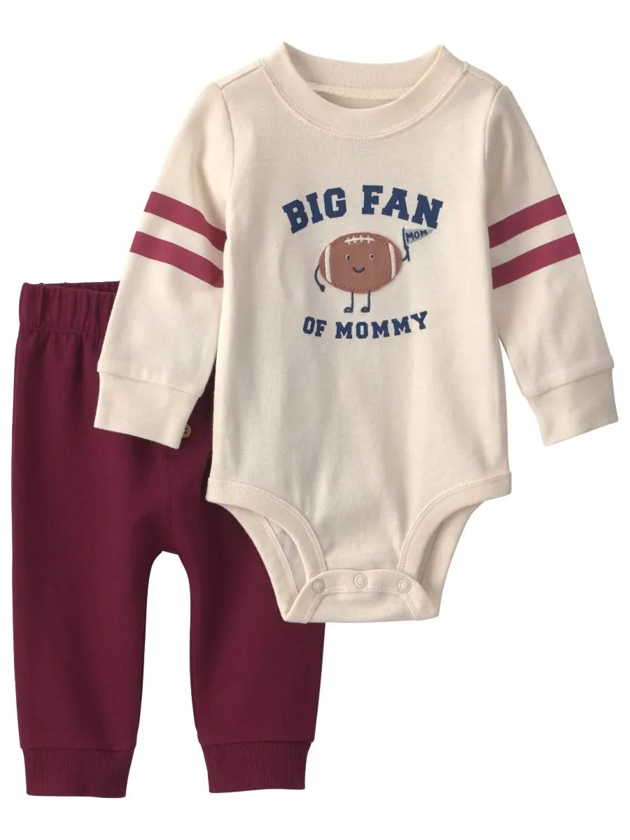 Комплект боди и штанов с длинным рукавом Big Fan Of Mommy Carter's
