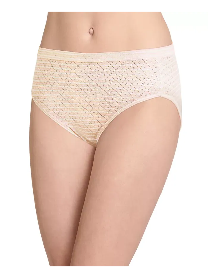 Трусы Elance Cotton French Cut Underwear 3-Pk 1541, Extended Sizes Jockey — изображение 3 из 3, фиолетовый