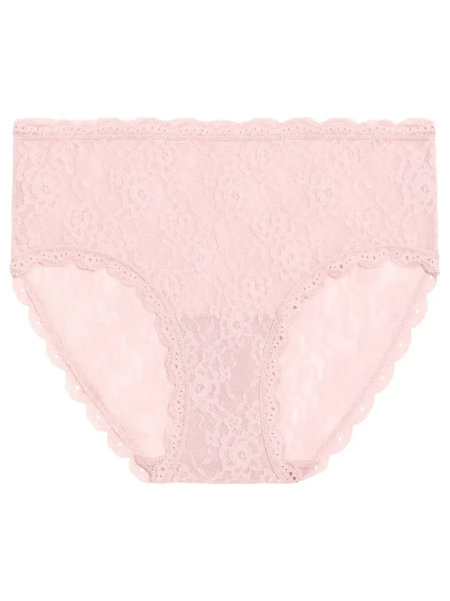 Женские трусы-слипы с кружевным цветочным принтом, модель Floral Lace Hipster b.tempt'd — изображение 4 из 5, розовый