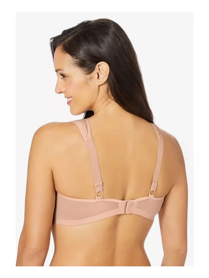 Женский бюстгальтер без косточек Plus Size Easy Enhancer Comfort Choice — изображение 2 из 3, черный