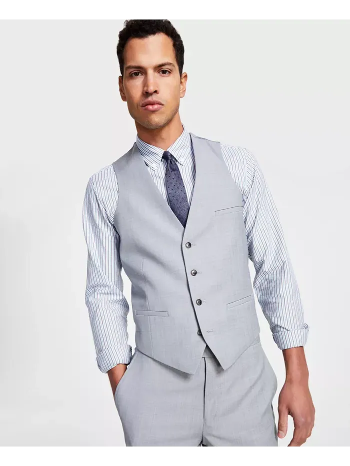 Мужской жилет из акульей кожи Slim-Fit Bar III
